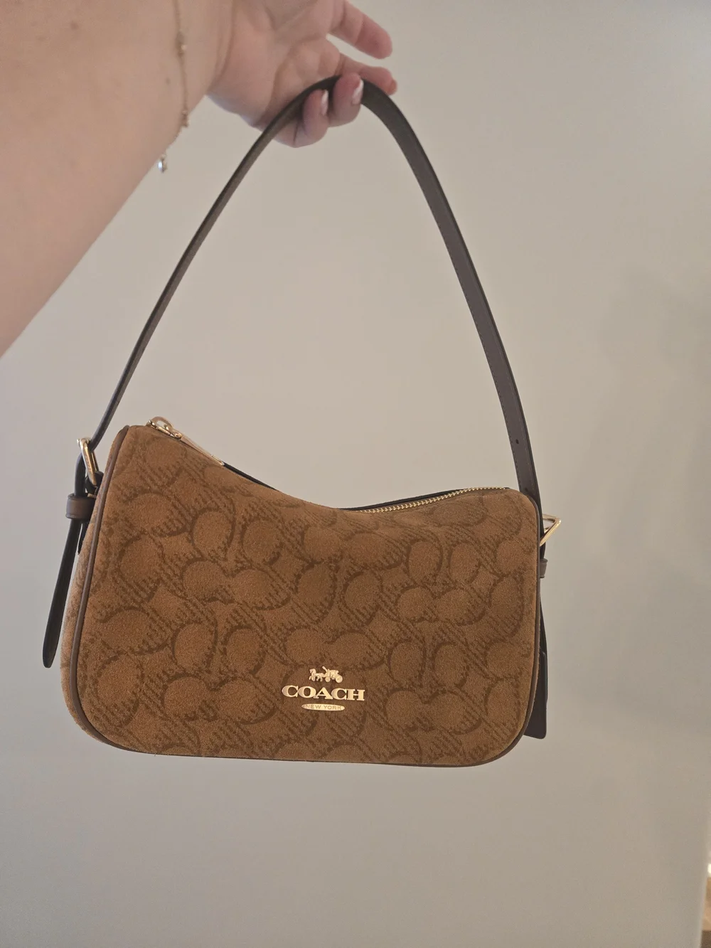 Coach Suede Kailey Shoulder Bag WithOUT Crossbody Strap